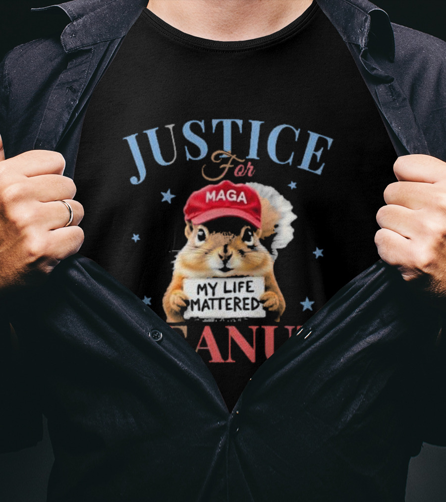 Justice For MAGA My Life Mattered Peanut T-Shirt
