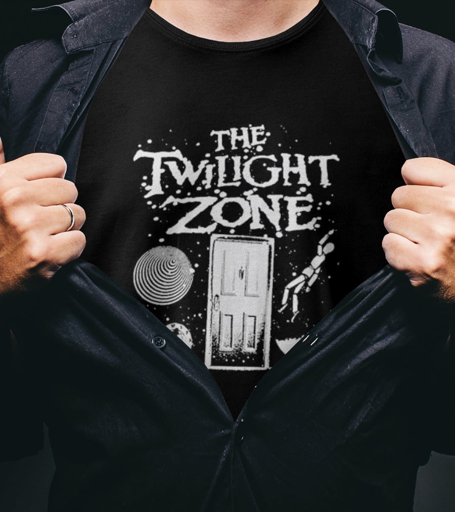 The Twilight Zone Doorway And Cosmic Elements T-Shirt