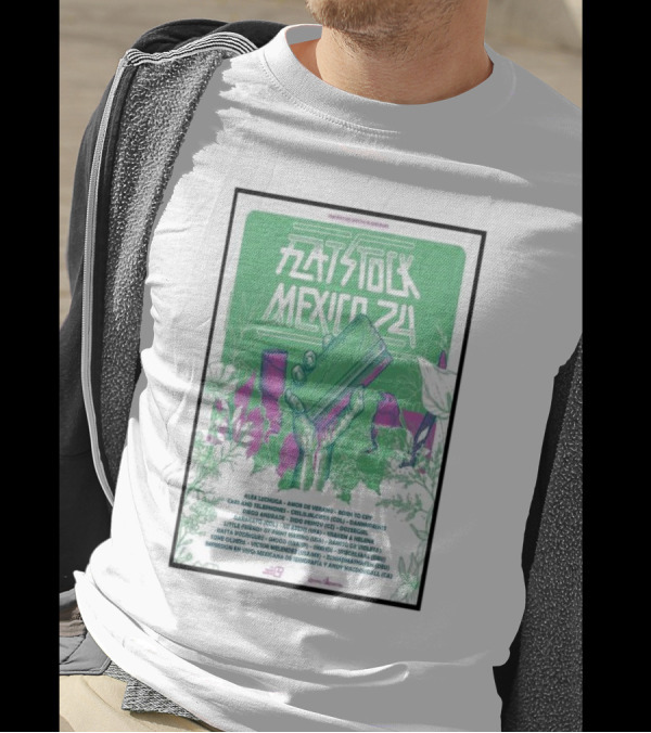 Flatstock Mexico 24 At Autódromo Hermanos Rodríguez Nov 15-17 2024 Event T-Shirt