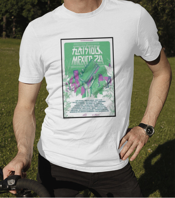 Flatstock Mexico 24 At Autódromo Hermanos Rodríguez Nov 15-17 2024 Event T-Shirt