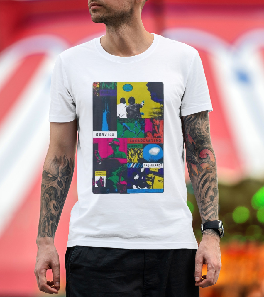 Service Broadcasting Groningen Netherlands Nov 13 2024 Tour Casablanca Public Image Limited T-Shirt