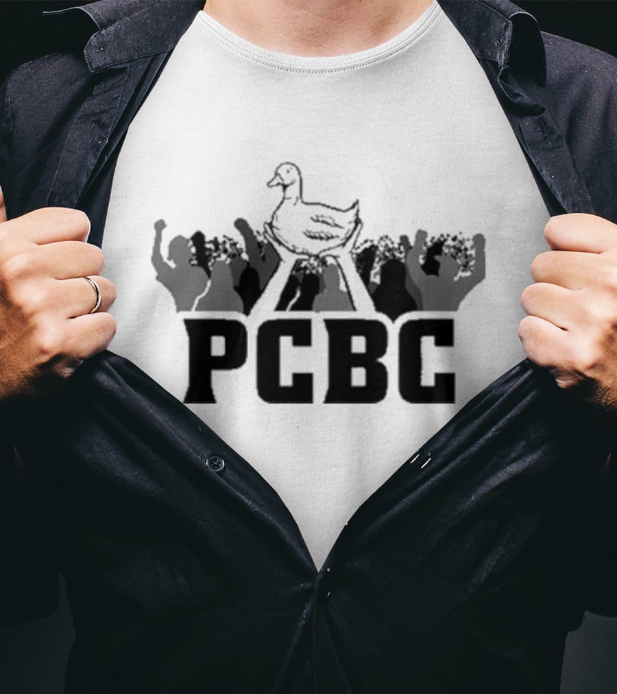 Thank You PCBC Members PCBC Duck Raised By People T-Shirt