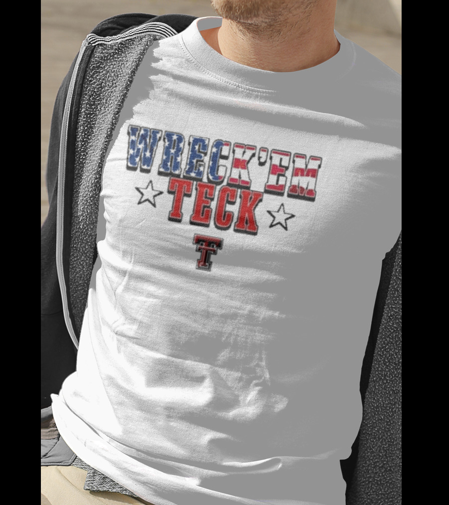 Wreck’em Tech Texas Stars TTU Sports T-Shirt