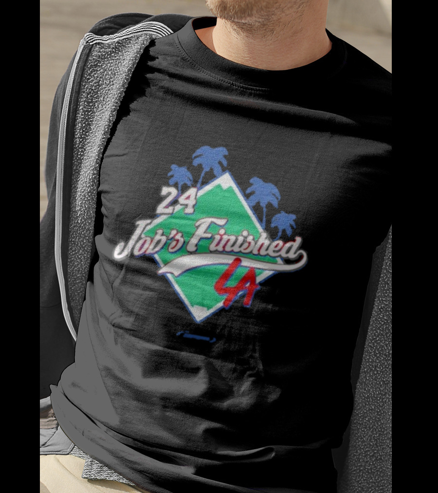 24 Job's Finished LA Palms Green Diamond T-Shirt