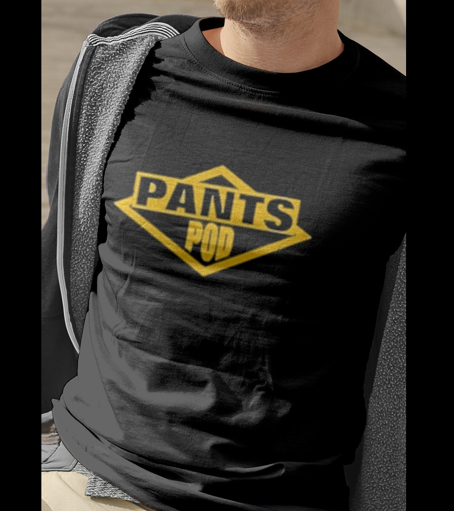 Pants Pod Construction Style Playful Twist On Industrial T-Shirt