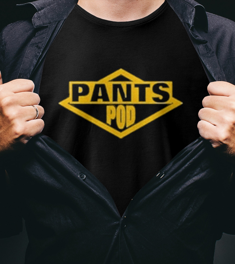 Pants Pod Construction Style Playful Twist On Industrial T-Shirt