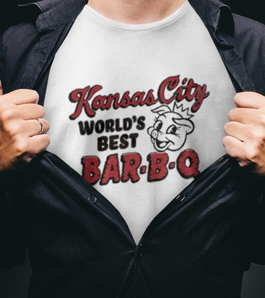 Kansas City World's Best Bar-B-Q Pig T-Shirt
