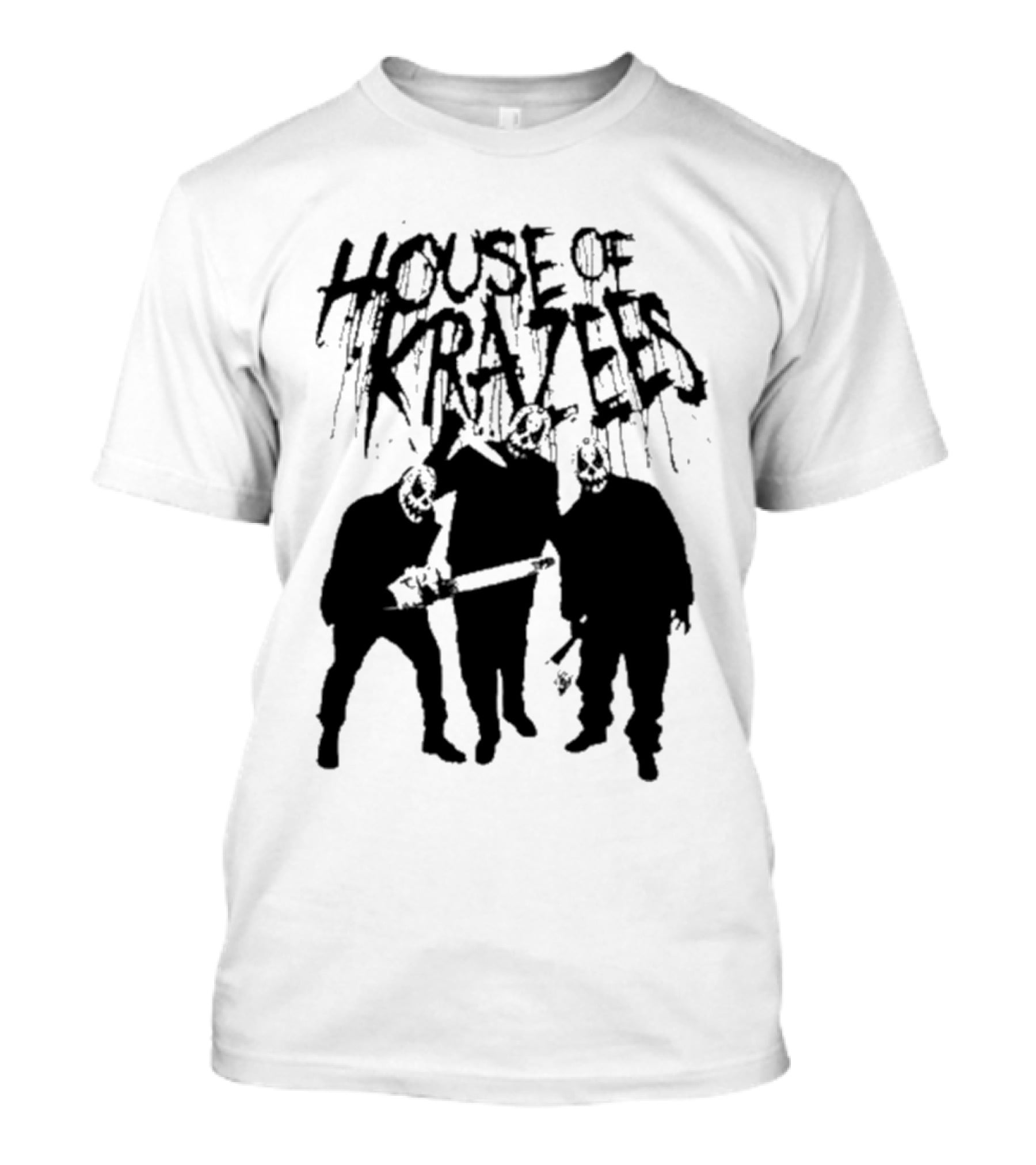 House Of Krazees MNE Stare Horror Mask Trio T-Shirt