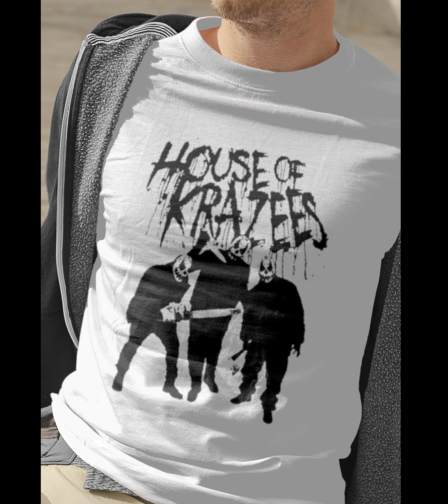 House Of Krazees MNE Stare Horror Mask Trio T-Shirt