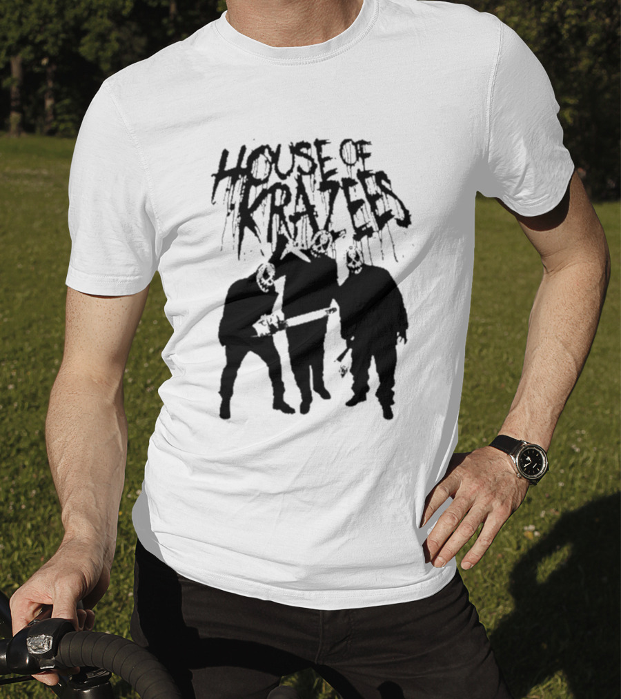 House Of Krazees MNE Stare Horror Mask Trio T-Shirt