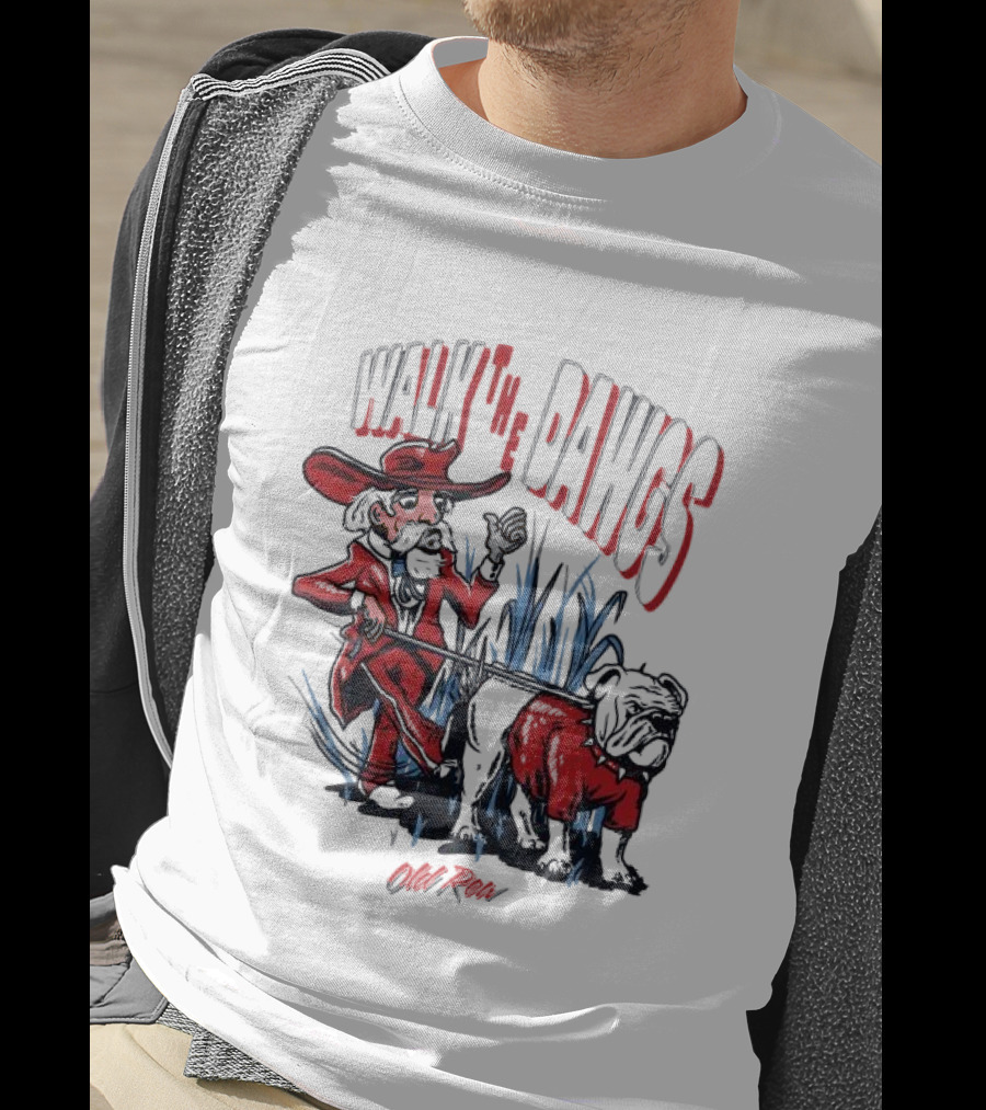 Walk The Dawgs Old Row Bulldog Cowboy T-Shirt