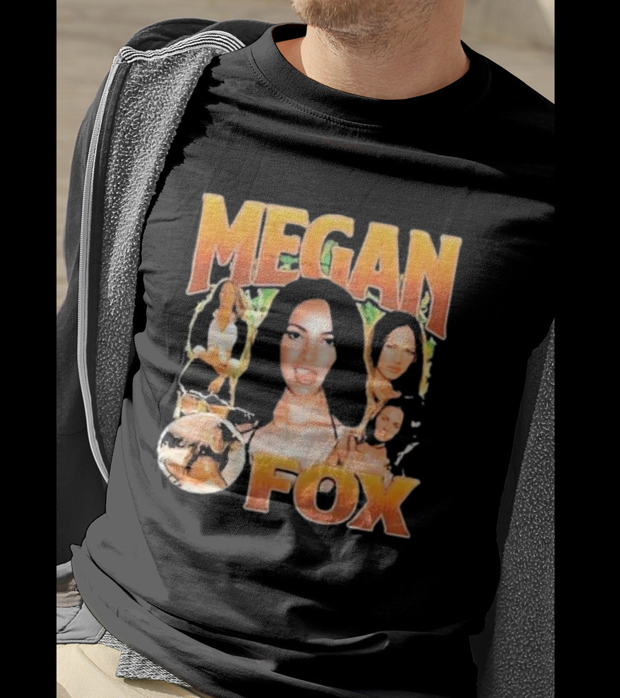 Megan Fox 90s Retro Collage T-Shirt
