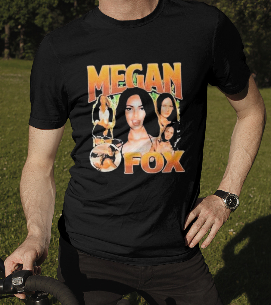 Megan Fox 90s Retro Collage T-Shirt