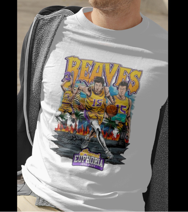 Reaves Planet Euphoria 1950 2024 Basketball Journey T-Shirt