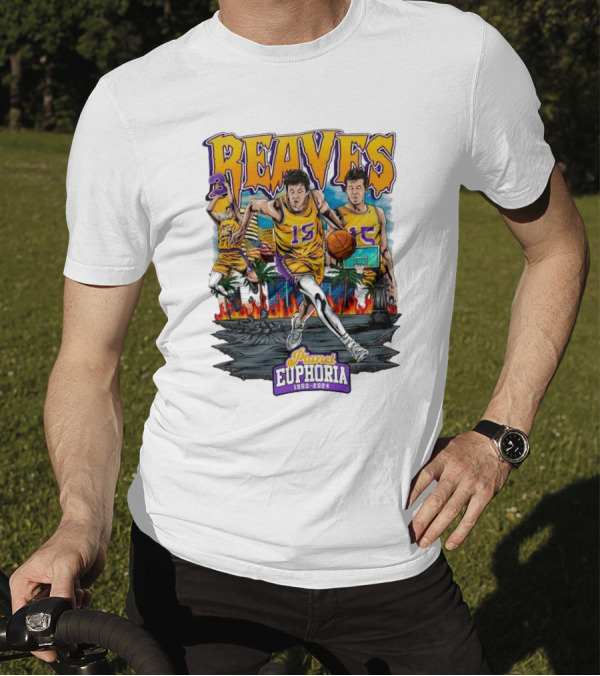 Reaves Planet Euphoria 1950 2024 Basketball Journey T-Shirt