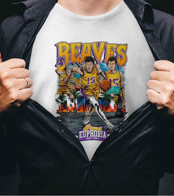 Reaves Planet Euphoria 1950 2024 Basketball Journey T-Shirt