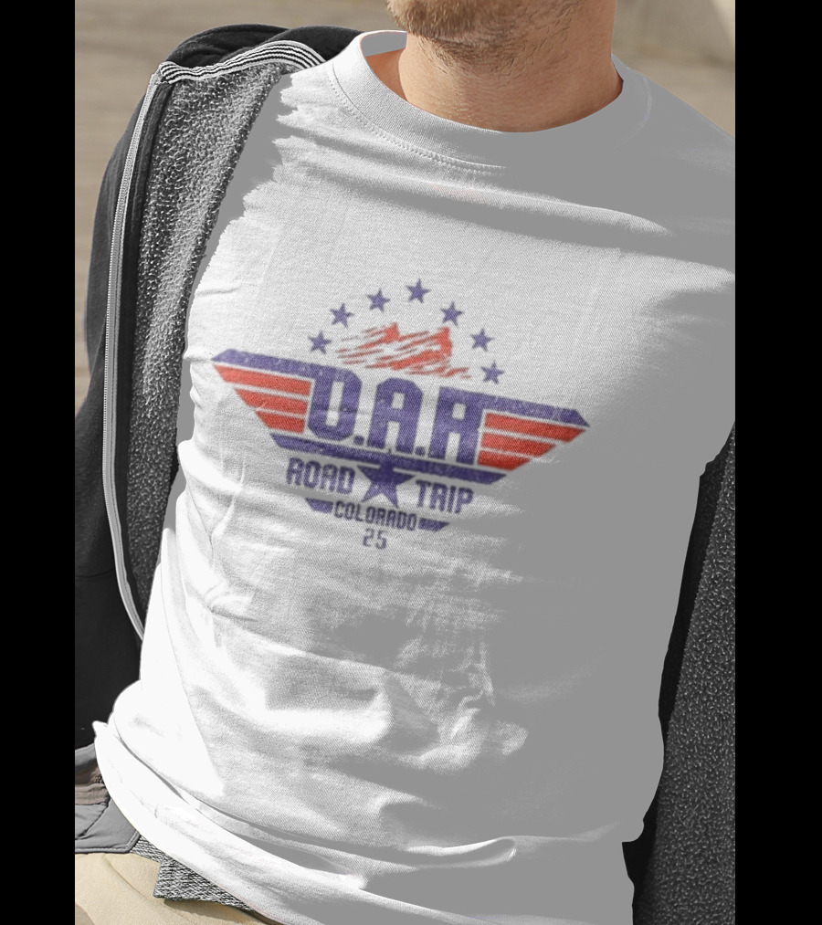 O.A.R. Road Trip Colorado 2025 Stars And Stripes Mountain Adventure T-Shirt