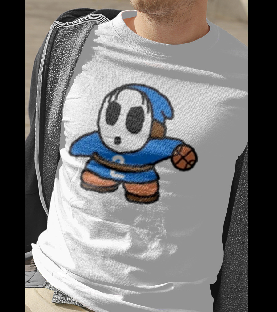 Shy Gilgeous Alexander Basketball Shy Guy Blue 2 T-Shirt