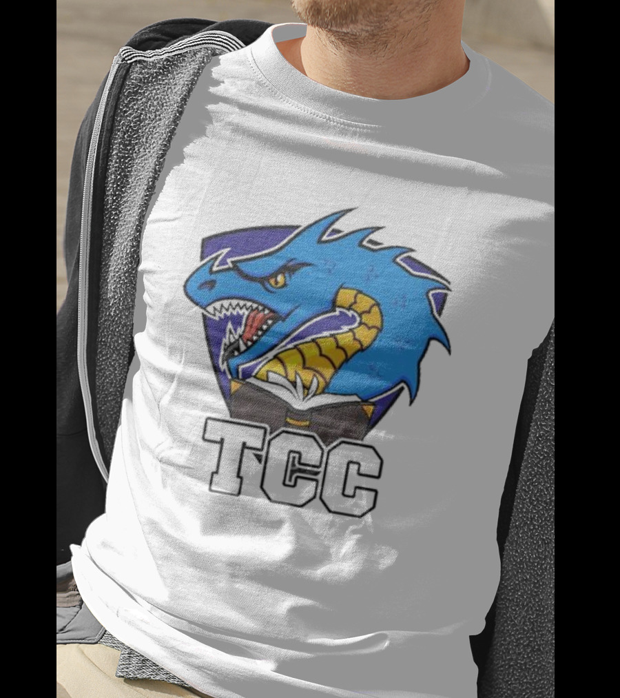 Tolarian Community College Sportsball Dragon Emblem TCC T-Shirt