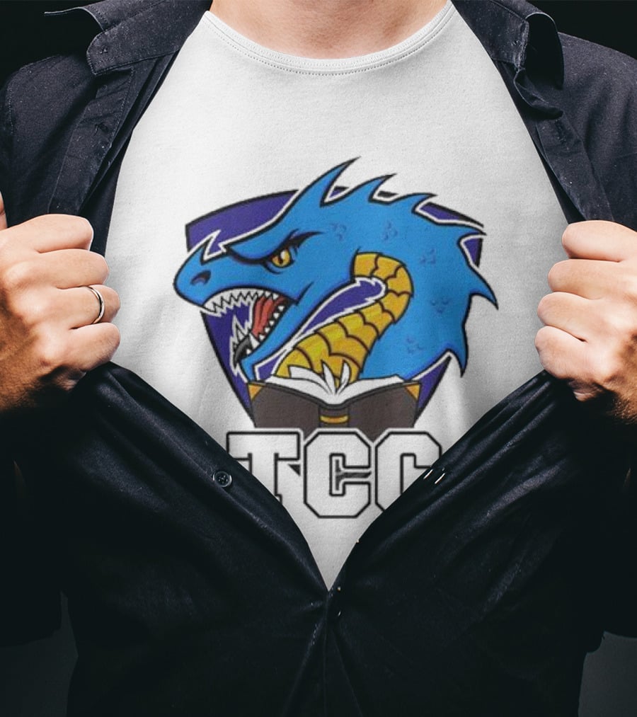 Tolarian Community College Sportsball Dragon Emblem TCC T-Shirt