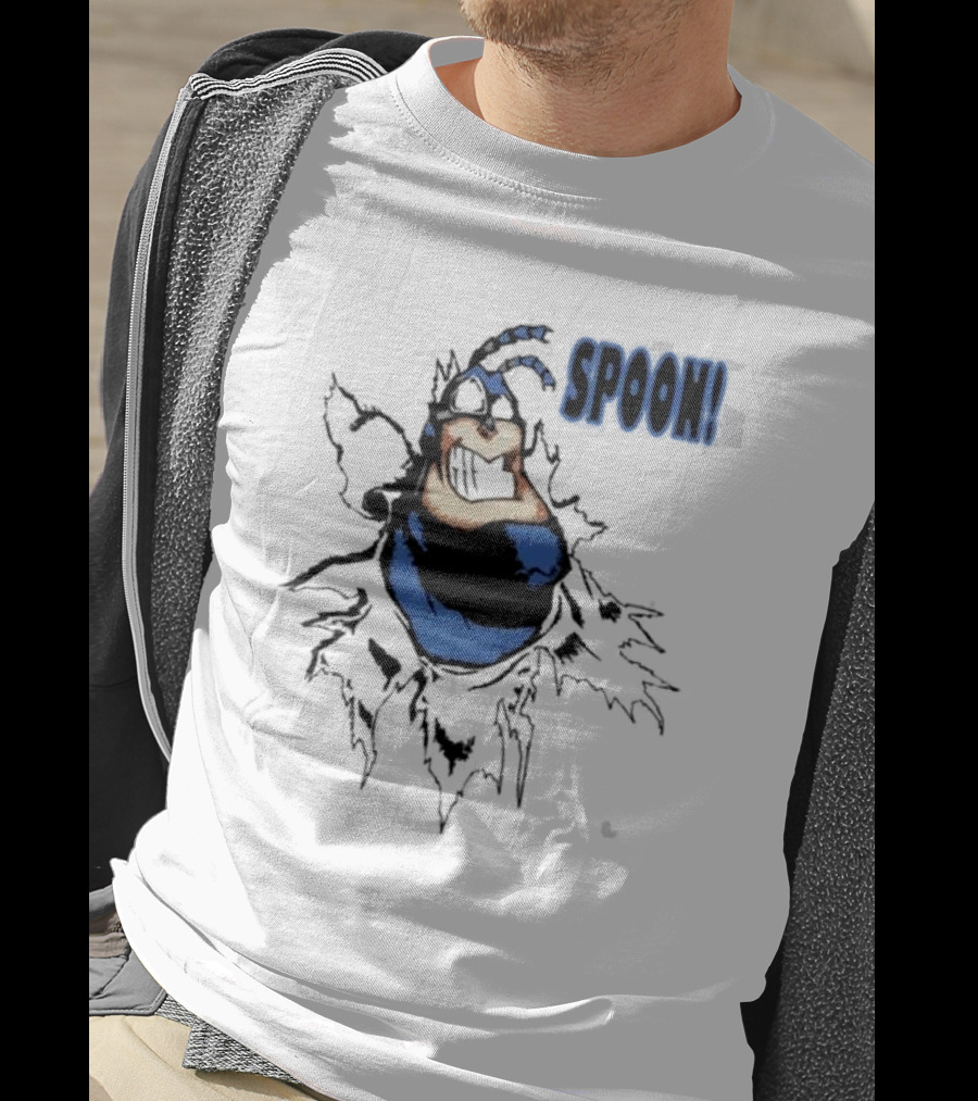 The Tick Cartoon Hero SPOON T-Shirt