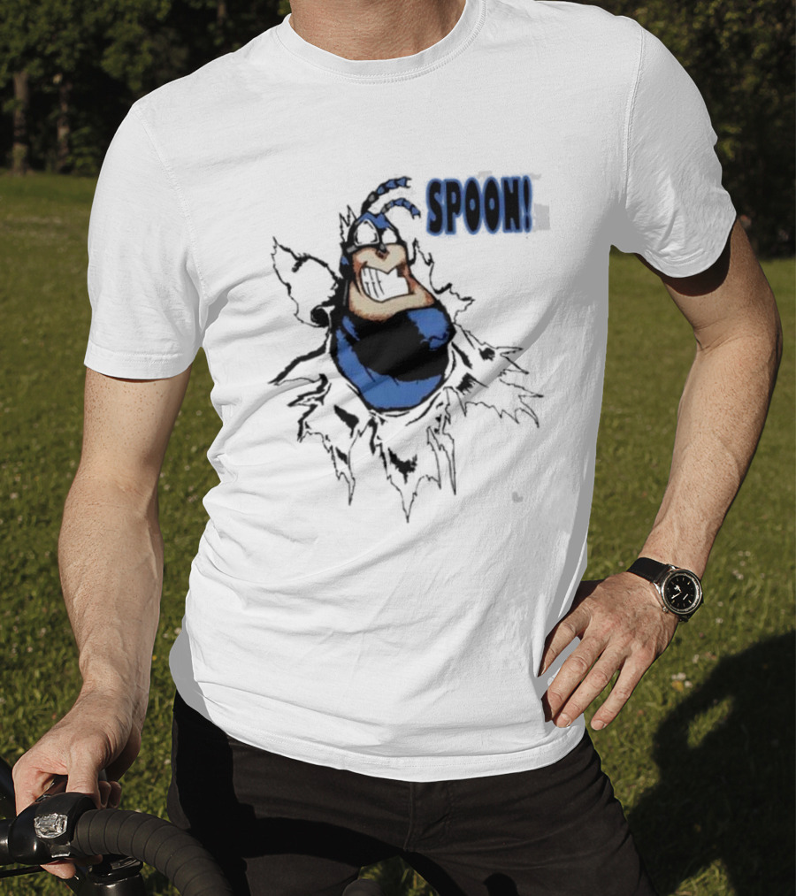 The Tick Cartoon Hero SPOON T-Shirt
