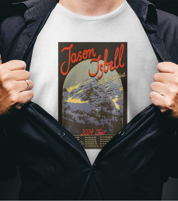 Jason Isbell And The 400 Unit 2024 Tour Dates And Locations T-Shirt