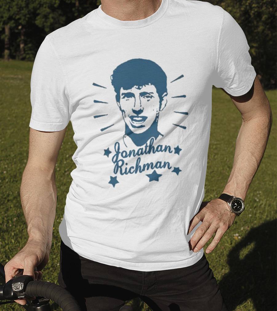 Jonathan Richman Surrounded By Stars And Radiating Light T-Shirt