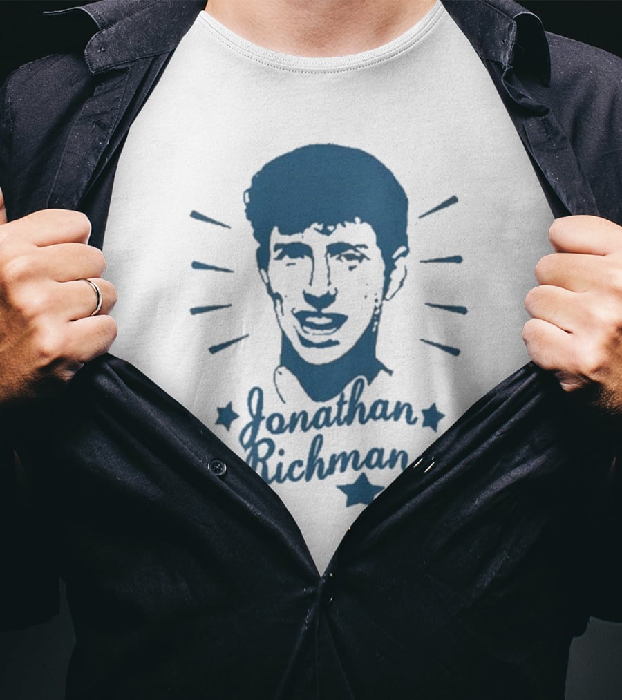 Jonathan Richman Surrounded By Stars And Radiating Light T-Shirt