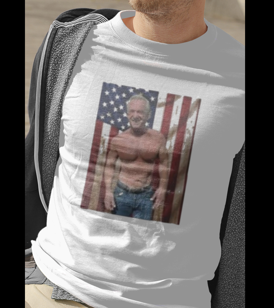 Kennedy No Make America Healthy Again USA Flag Muscles T-Shirt