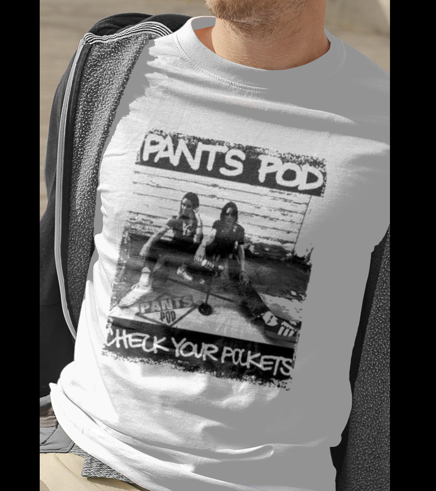 Pants Pod Check Your Pockets Music Scene Duo T-Shirt