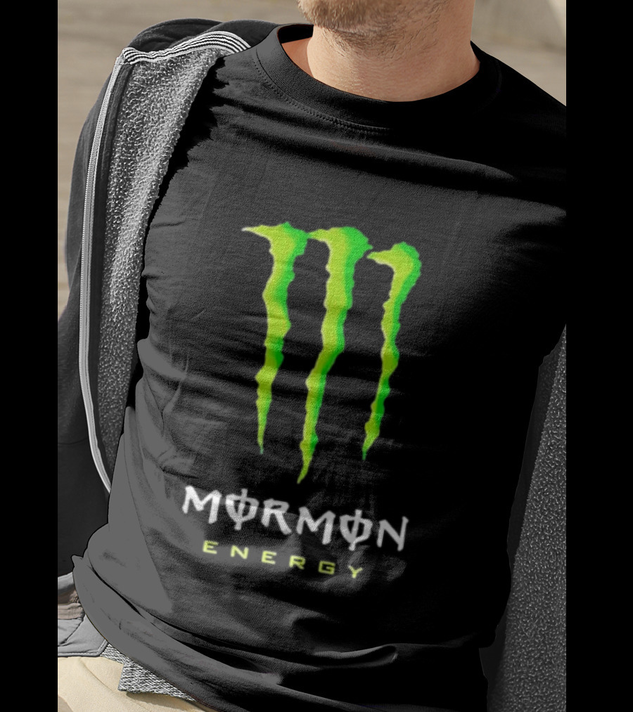 Monster Mormon Energy Green Claw T-Shirt