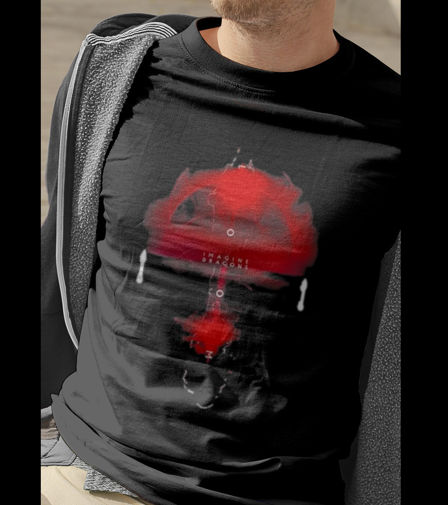 Imagine Dragons Red Abstract Circles T-Shirt