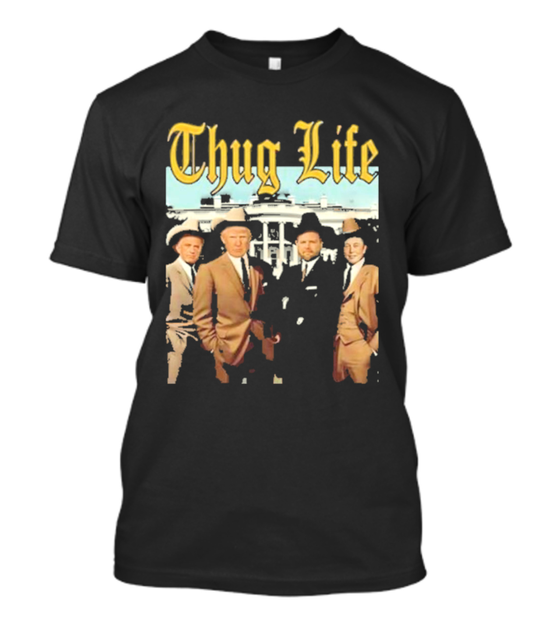 Thug Life Vance Musk Kennedy White House Gangster T-Shirt