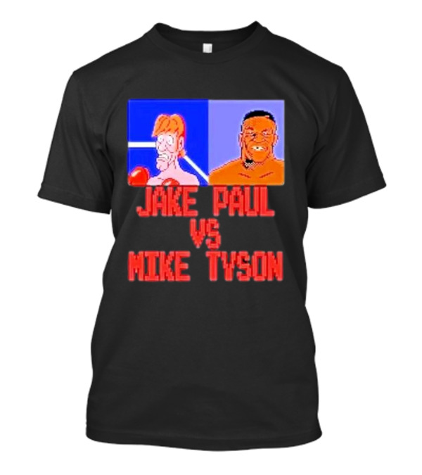 Jake Paul Vs Mike Tyson Retro Boxing Showdown T-Shirt
