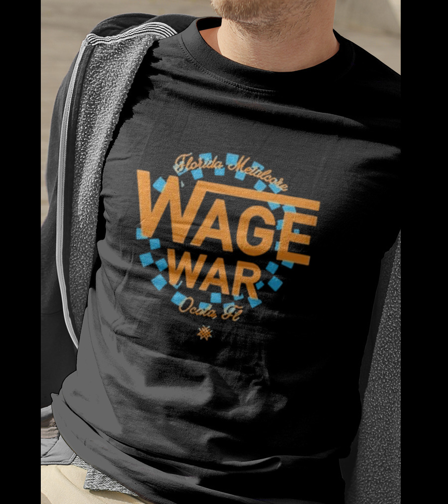 Wage War Florida Metalcore Ocala FL Chex T-Shirt