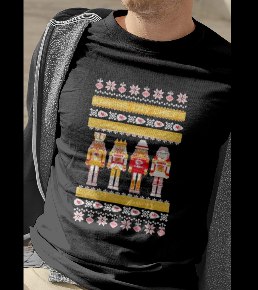 Kansas City Chiefs Nutcracker Christmas Sweater T-Shirt