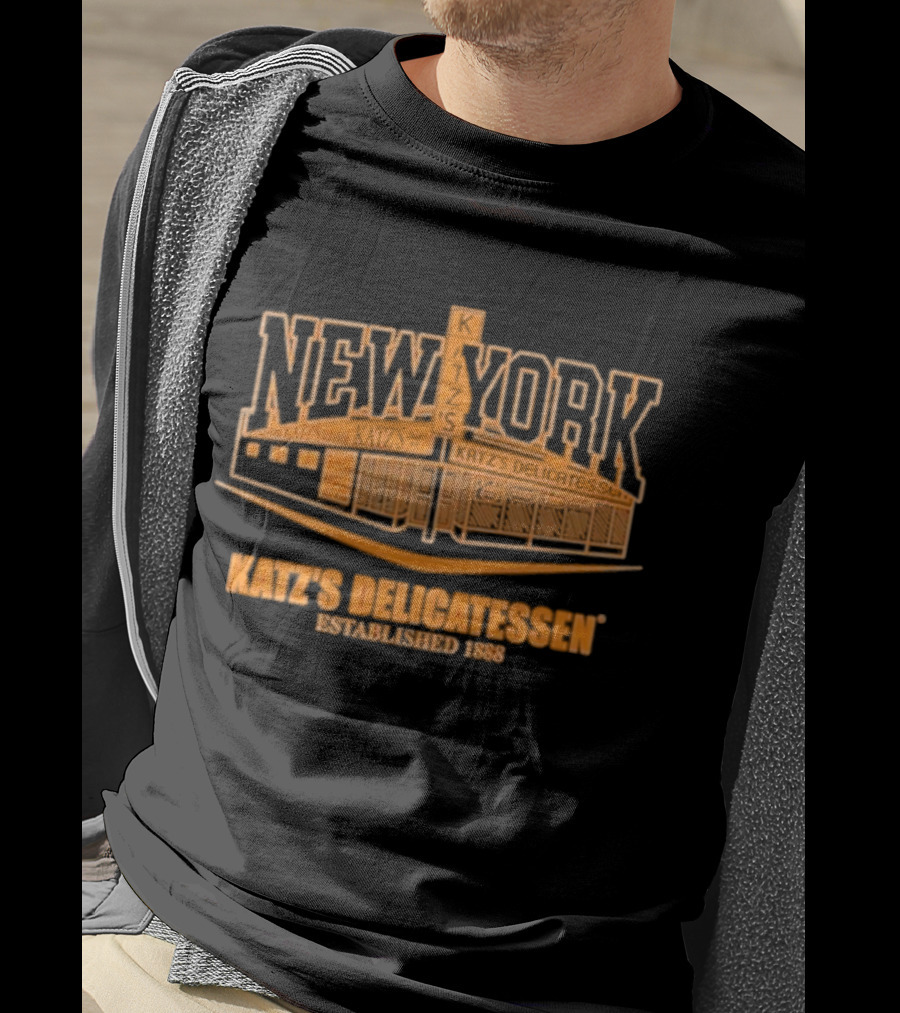 New York Knicks X Katz's Delicatessen Established 1888 Collaboration T-Shirt