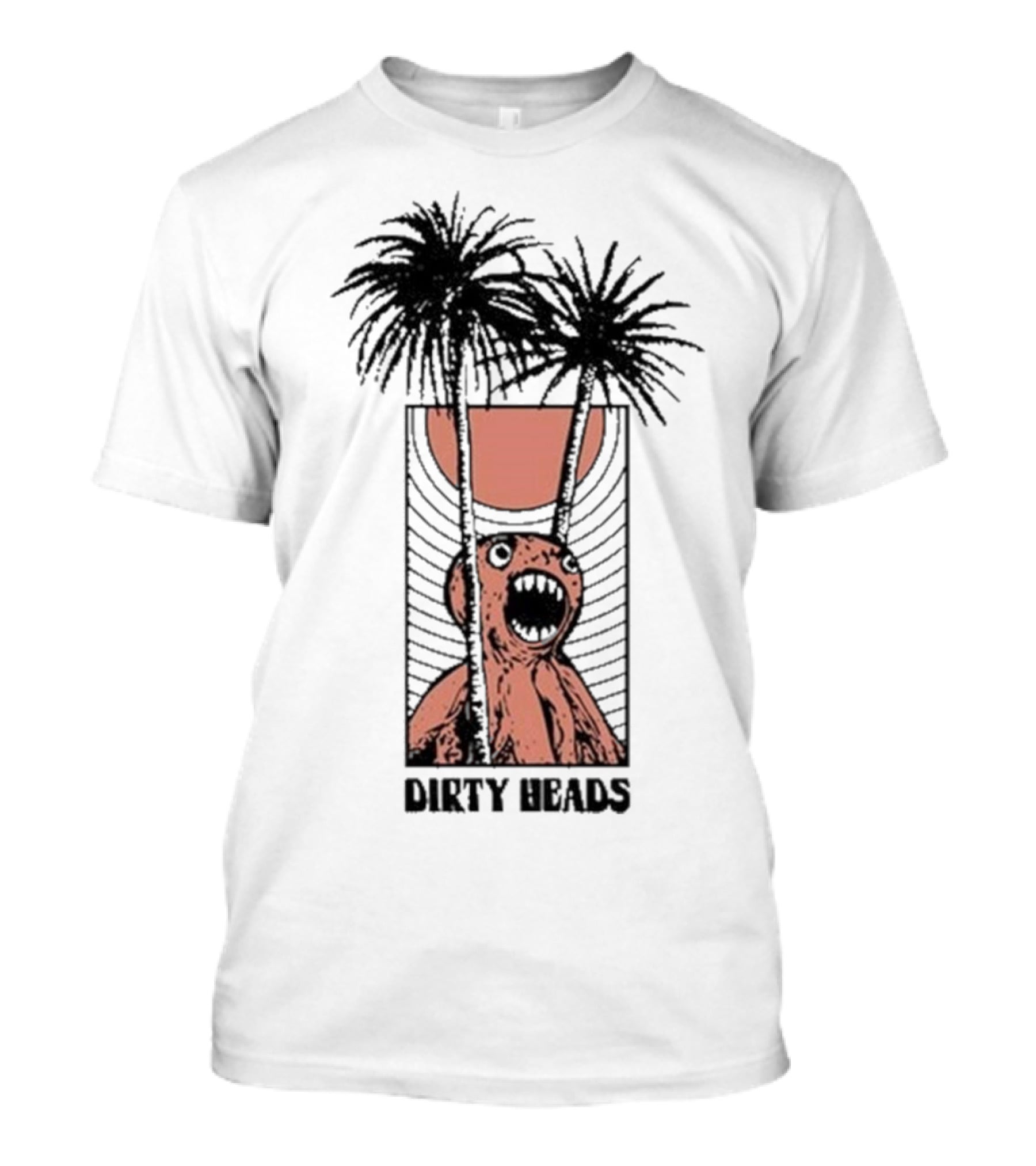Dirty Heads Sun Scream Creature Palm Trees Holiday T-Shirt