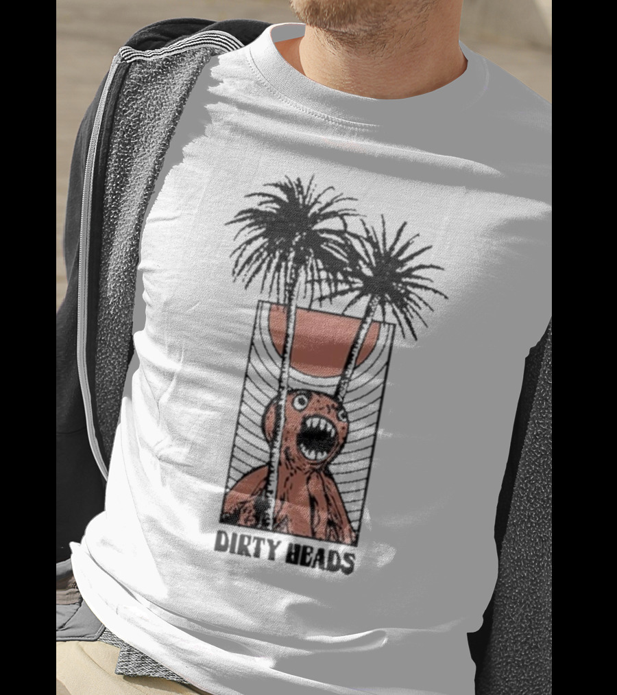 Dirty Heads Sun Scream Creature Palm Trees Holiday T-Shirt