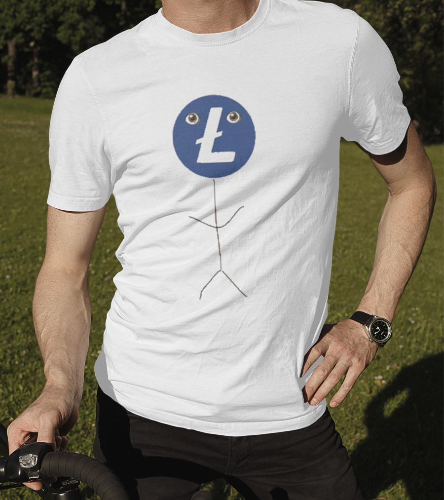 Litecoin Foundation Take The L Stick Figure T-Shirt
