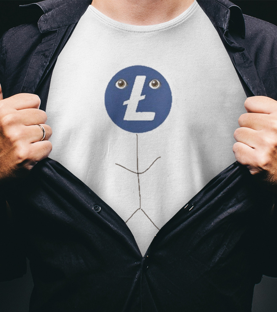 Litecoin Foundation Take The L Stick Figure T-Shirt