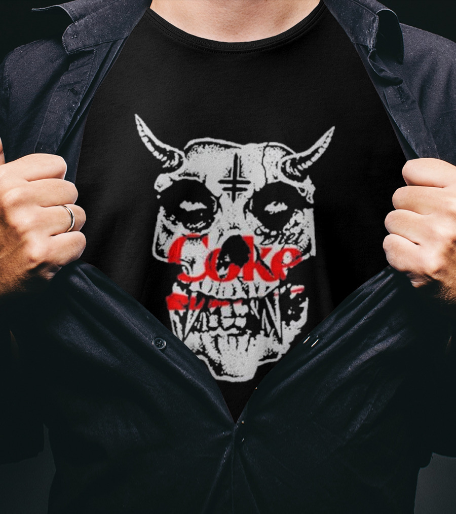 Captain Howdy Diet Coke Skull T-Shirt