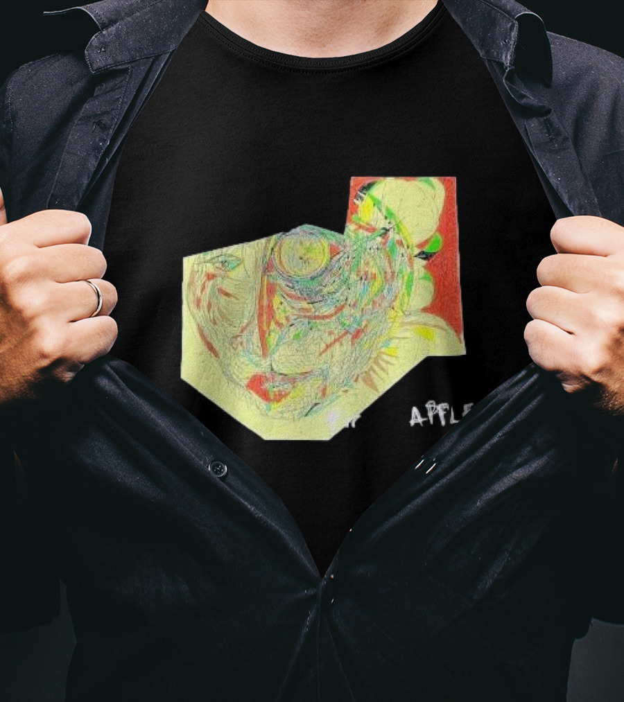 Fiona Apple The Idler Wheel Abstract Artistic Geometric Drawing Multicolored Sketch T-Shirt