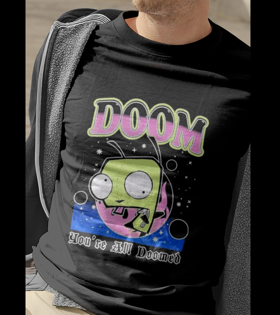 Invader Zim GIR Doom You're All Doomed Space T-Shirt
