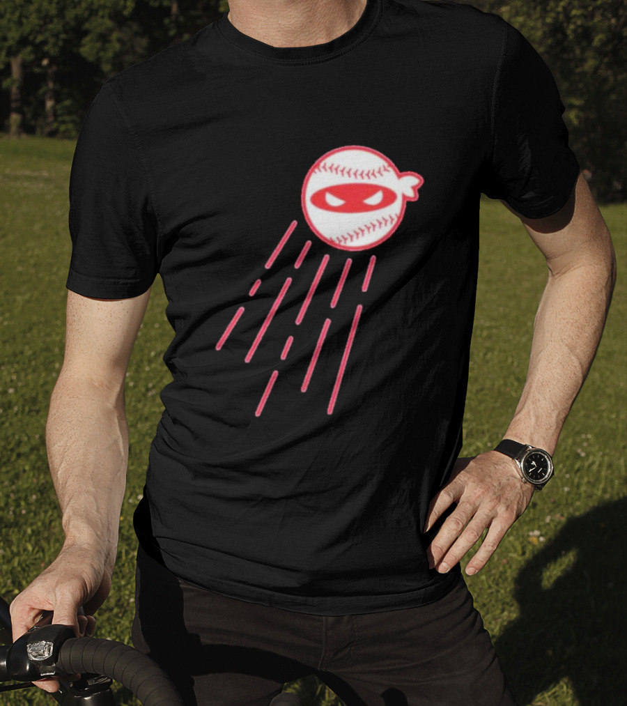 Los Angeles Dodgers Ninja Baseball Pitcher Retro T-Shirt