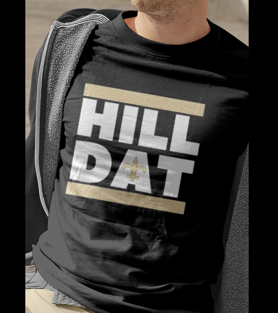New Orleans Saints Hill Dat Mafia Swag Fleur-de-Lis T-Shirt