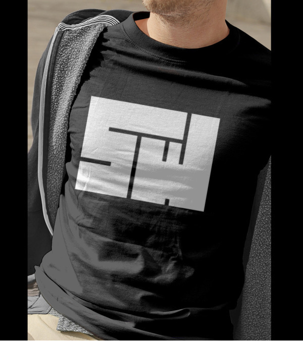 Sw Minimal Second Wind Puzzle Style Monogram T-Shirt