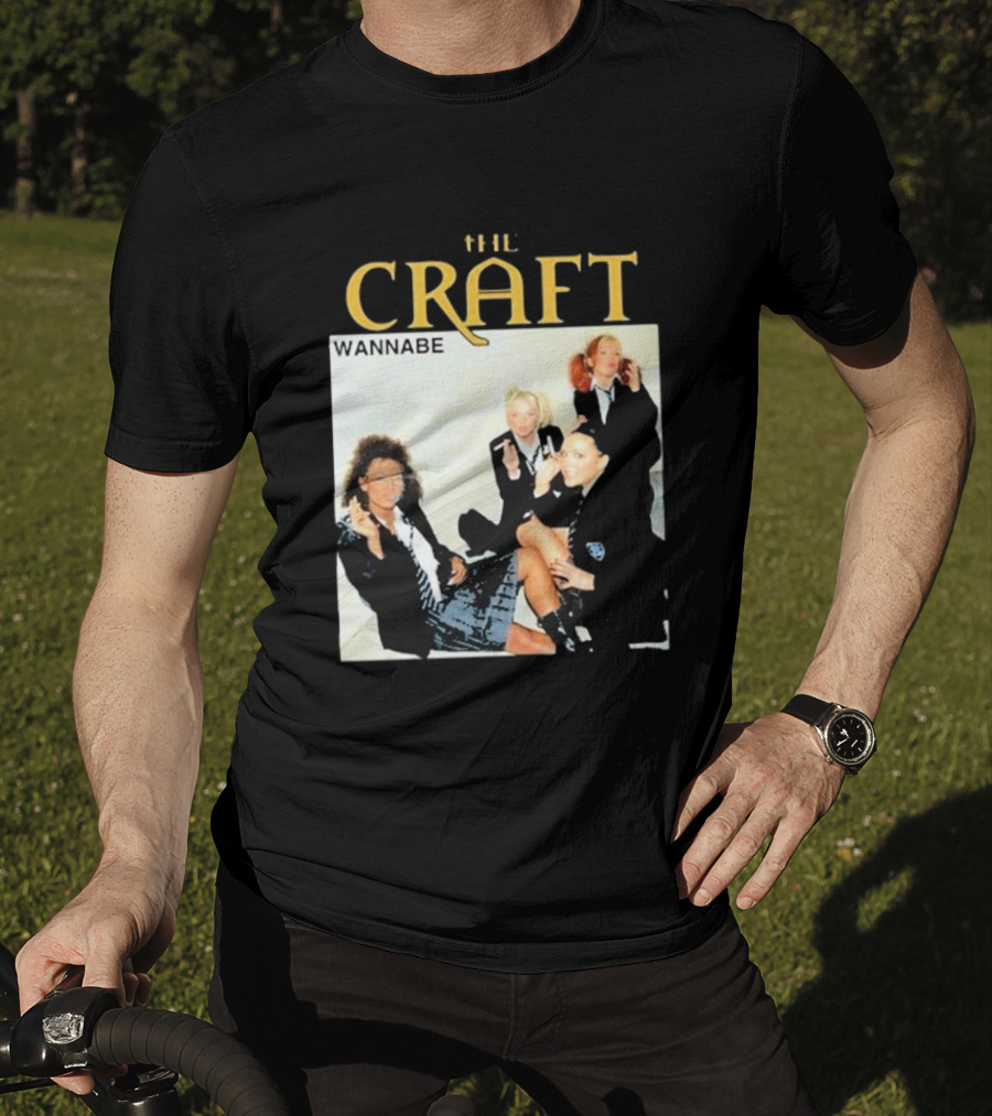 THE CRAFT WANNABE Spice Girls Parody School Girls Smoking Scene T-Shirt