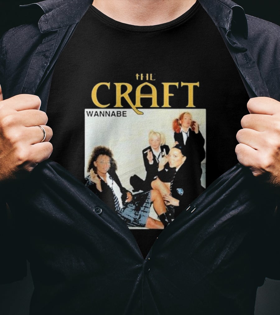 THE CRAFT WANNABE Spice Girls Parody School Girls Smoking Scene T-Shirt